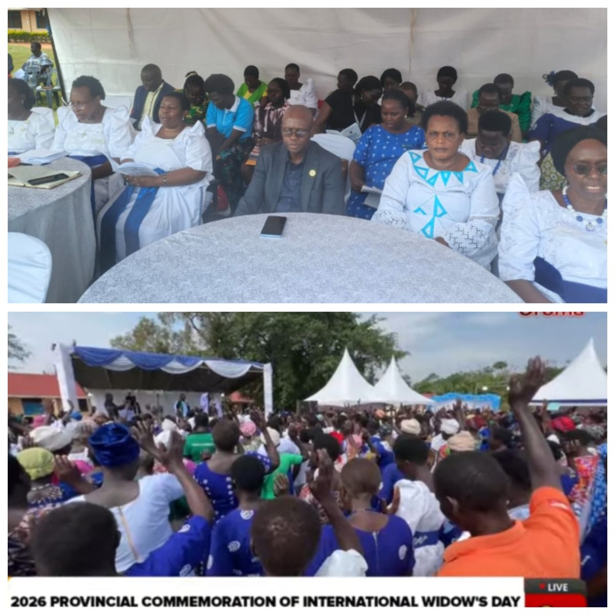 HON ENID ORIGUMISIRIZA KABALE DISTRICT WOMAN MP DELIVERS KEY NOTE ADDRESS IN LIRA LIVE WIDOWS DAY CELEBRATIONS