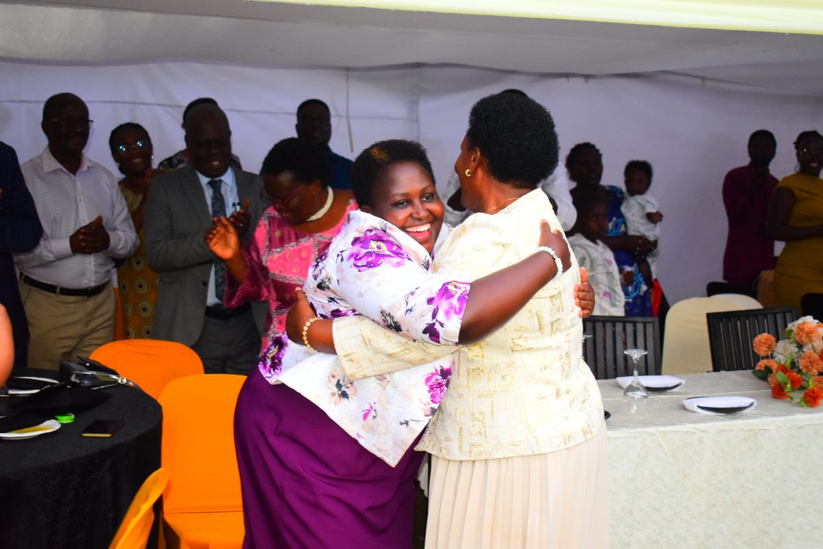 Aunt Enid with Former Woman MP Ronah Ritah